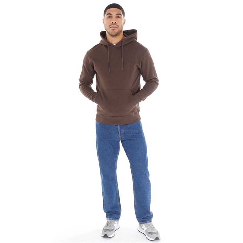 JACK AND JONES Heren Star Basic Hoodies Bruin