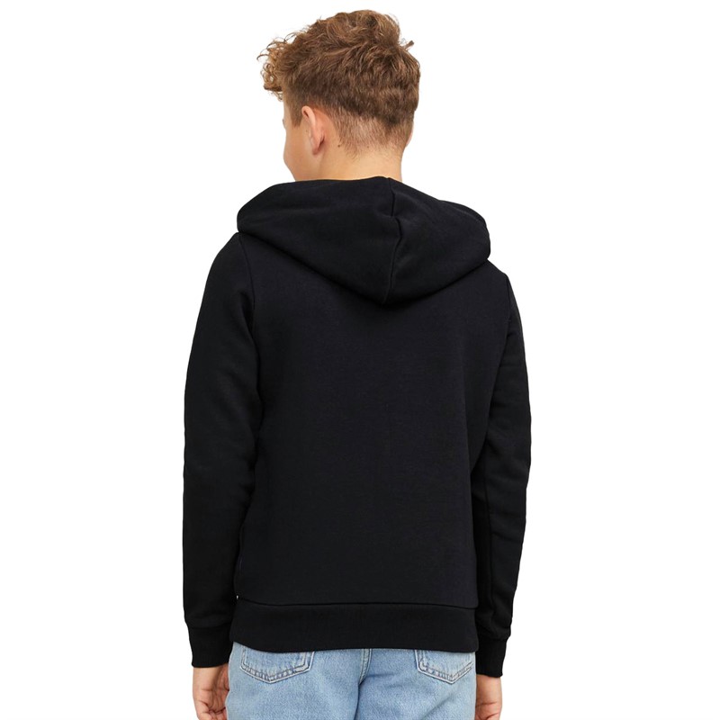 JACK AND JONES Sweats à Capuche Corp Logo Garçon Noir