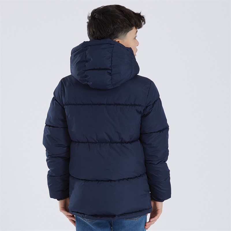 JACK & JONES Jongens Haste Puffer Jas Marine Blazer