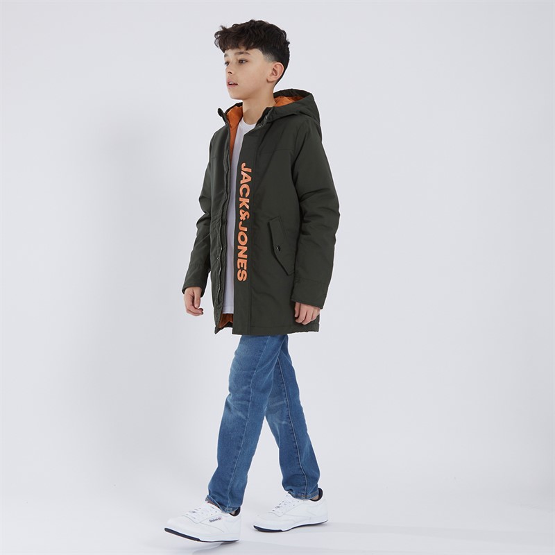 JACK & JONES Boys Fen Parka Rosin