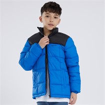 JACK AND JONES Drenge Otis Puffer Halsjakke Lapis Blå