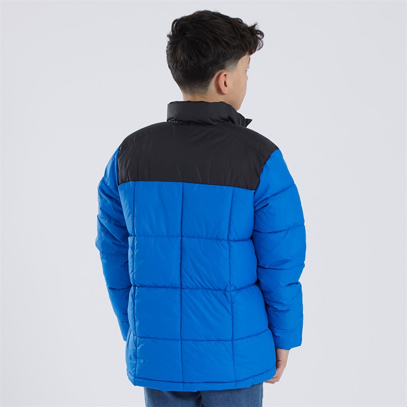 JACK AND JONES Boys Otis Puffer Collar Jacket Lapis Blue
