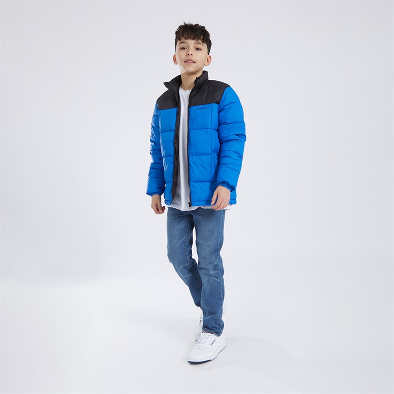 JACK AND JONES Boys Otis Puffer Collar Jacket Lapis Blue