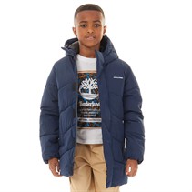 JACK AND JONES Drenge Otis Lang Puffer Jakke Blå Blazer