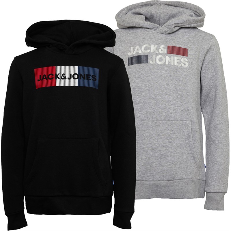 JACK AND JONES Jungen Corp Logo Kapuzenpullover Mehrfarbig