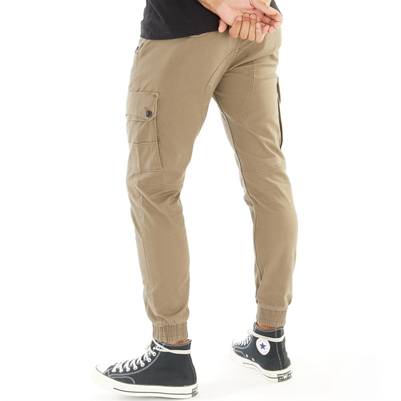 JACK AND JONES Herren Paul Warner AKM 111 Cargohose Bungee-Schnur