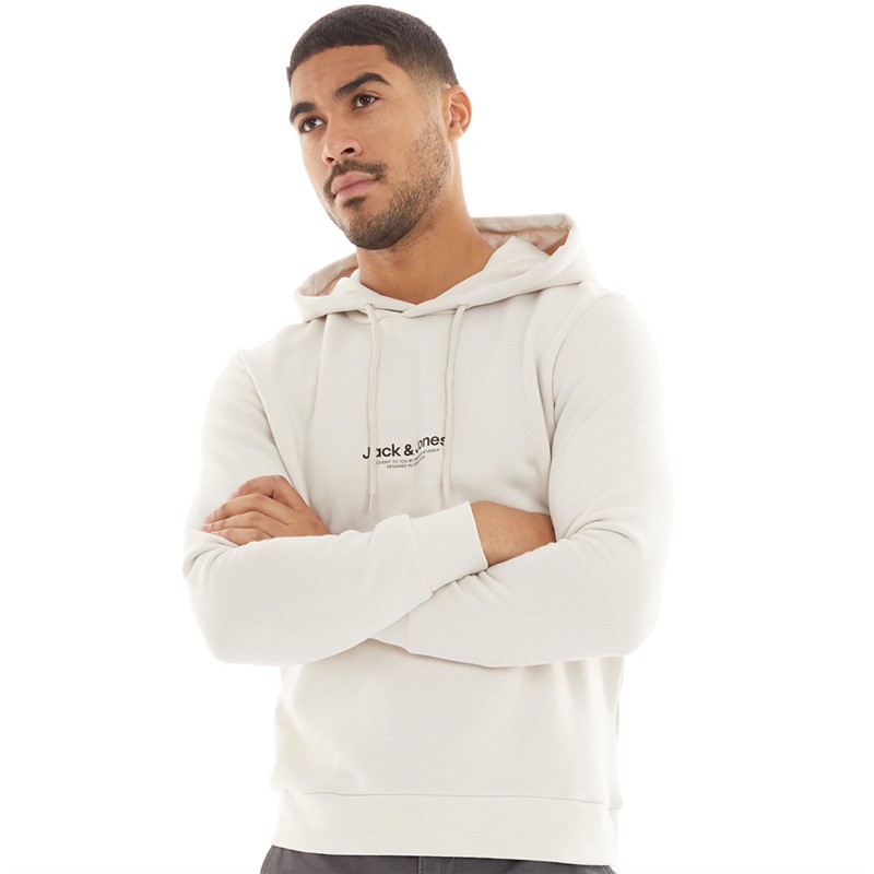 JACK AND JONES Herren Vesterbro Hoodie Mondlicht
