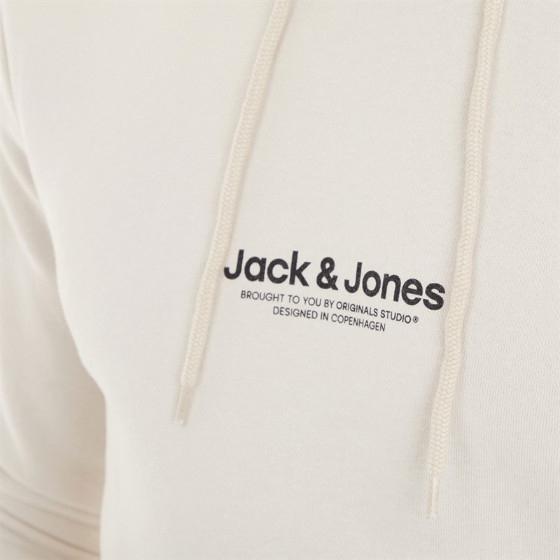 JACK AND JONES Herren Vesterbro Hoodie Mondlicht