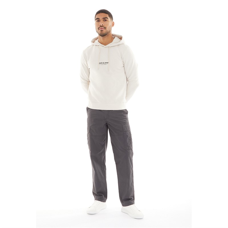 JACK AND JONES Herren Vesterbro Hoodie Mondlicht