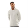 JACK AND JONES Emil sweterek z 1/2 zamkiem błyskawicznym dla niego kolor jasnoszary