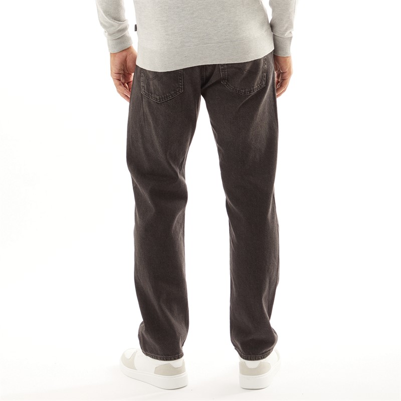 JACK AND JONES Mens Chris SQ 165 Relaxed Fit Jeans Black