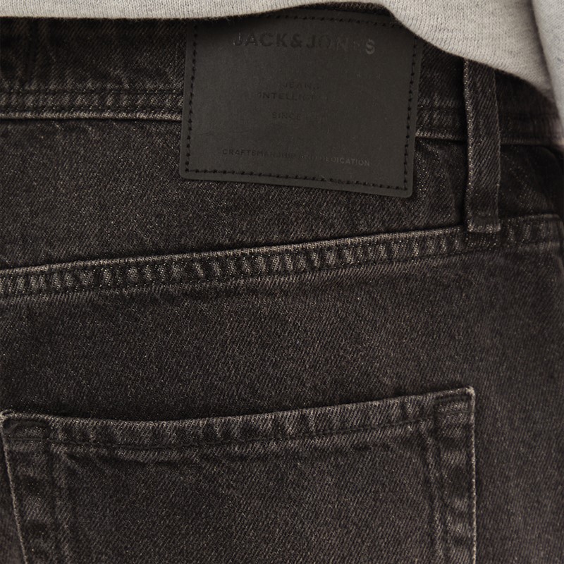 JACK AND JONES Mens Chris SQ 165 Relaxed Fit Jeans Black
