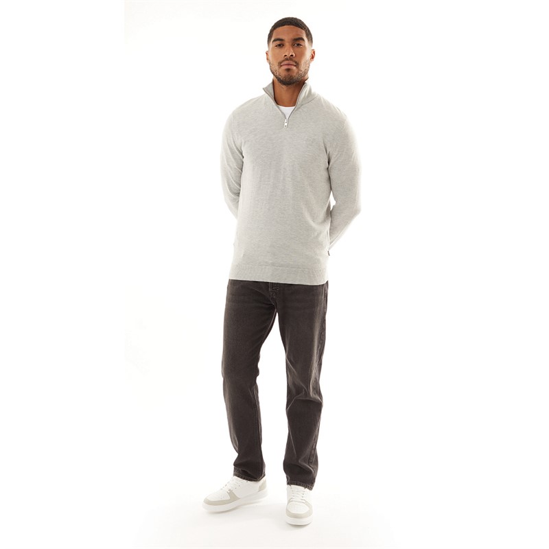 JACK AND JONES Mens Chris SQ 165 Relaxed Fit Jeans Black