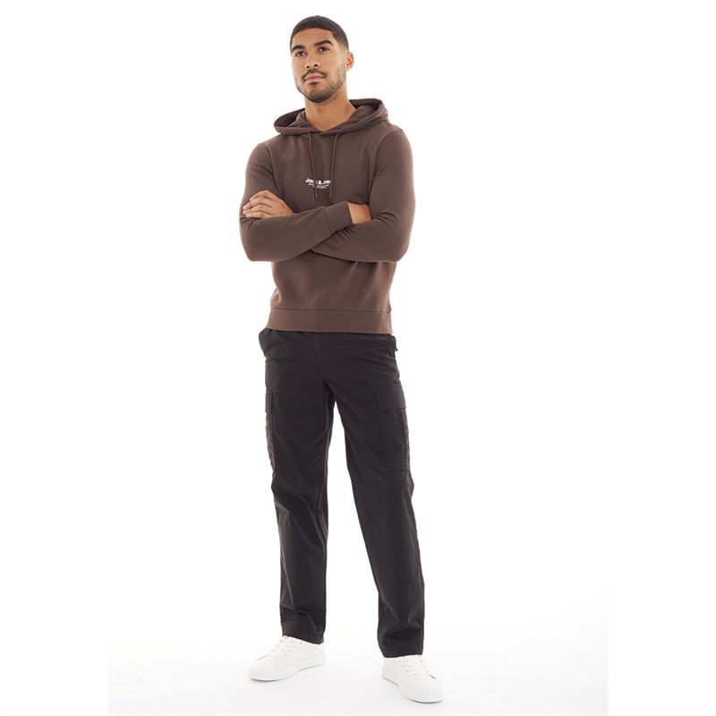 JACK & JONES Sweat-Shirt Vesterbro Homme marron chocolat
