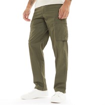 JACK & JONES Mens Karl Evans Wider Fit Cargo Pants Olive Night