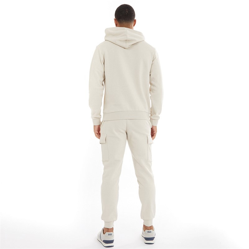 JACK & JONES Mens Classic Cargo Tracksuit Moonbeam