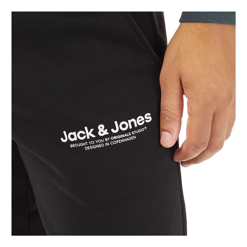 JACK & JONES Mens Vesterbro Two Pack Joggers Black/Mountain View