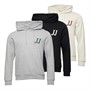 JACK & JONES Mens Jude Three Pack Hoodies Light Grey Marl/Black/Moonbeam