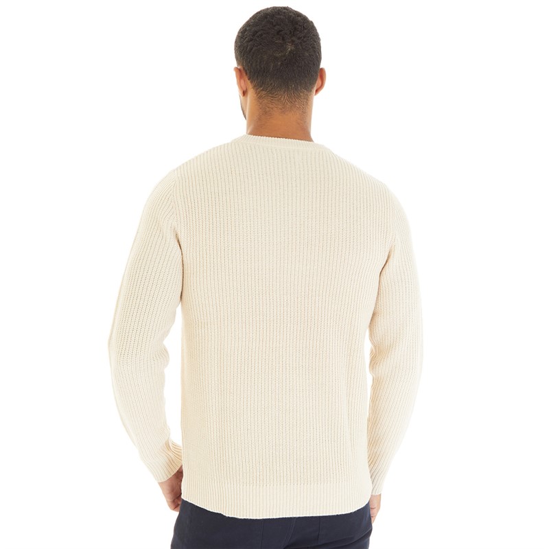 JACK & JONES Trui met ronde hals voor Heren Haverkleur
