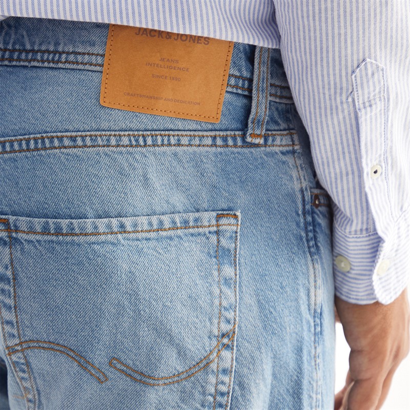 JACK AND JONES Herre Chris SQ 957 Jeans med afslappet pasform Blå