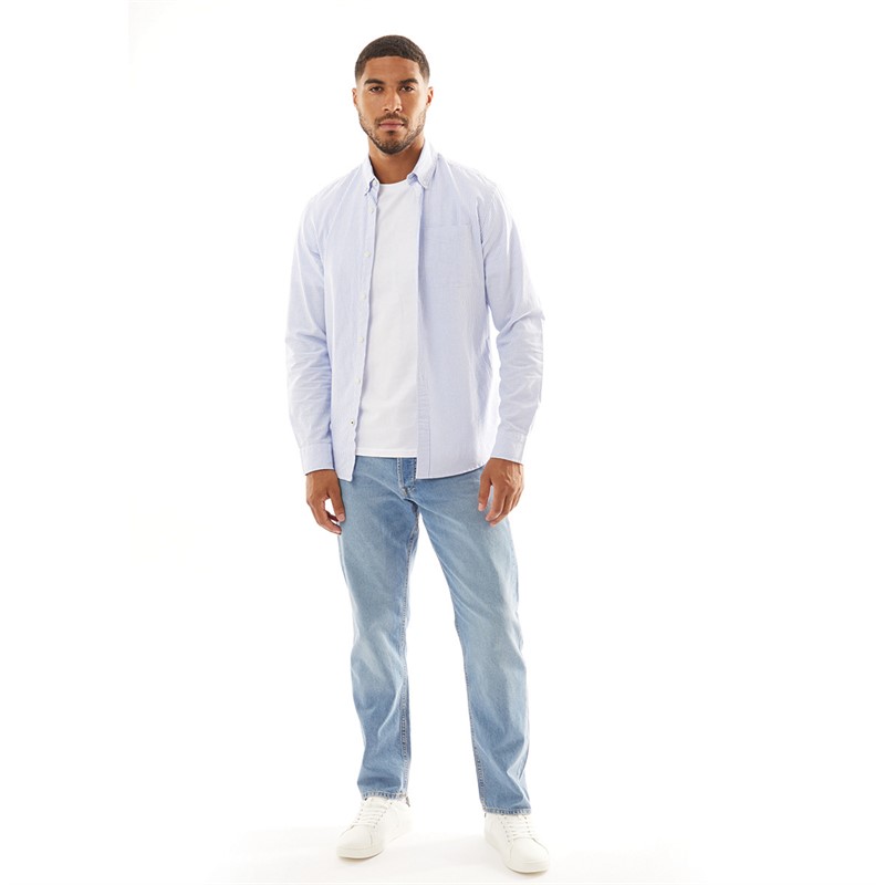 JACK AND JONES Jean's Homme Chris SQ 957 Coupe Décontractée Bleu