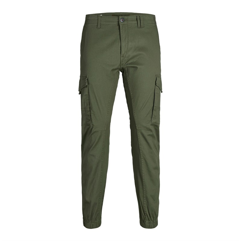 JACK AND JONES Herre Paul Flake Cargo Cargobukser Grøn