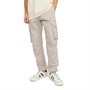 JACK AND JONES Herren Kane Noah Cuffed Cargo Hose Silber Wolke