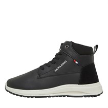 JACK AND JONES Mens Greyson Boots Anthracite