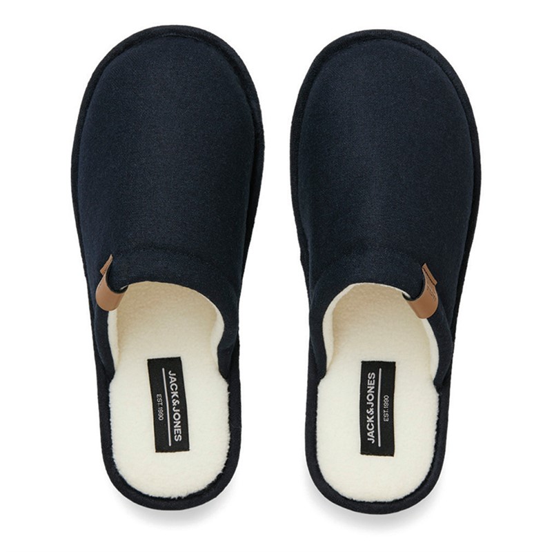 JACK AND JONES Heren Marine Pantoffels Blauw