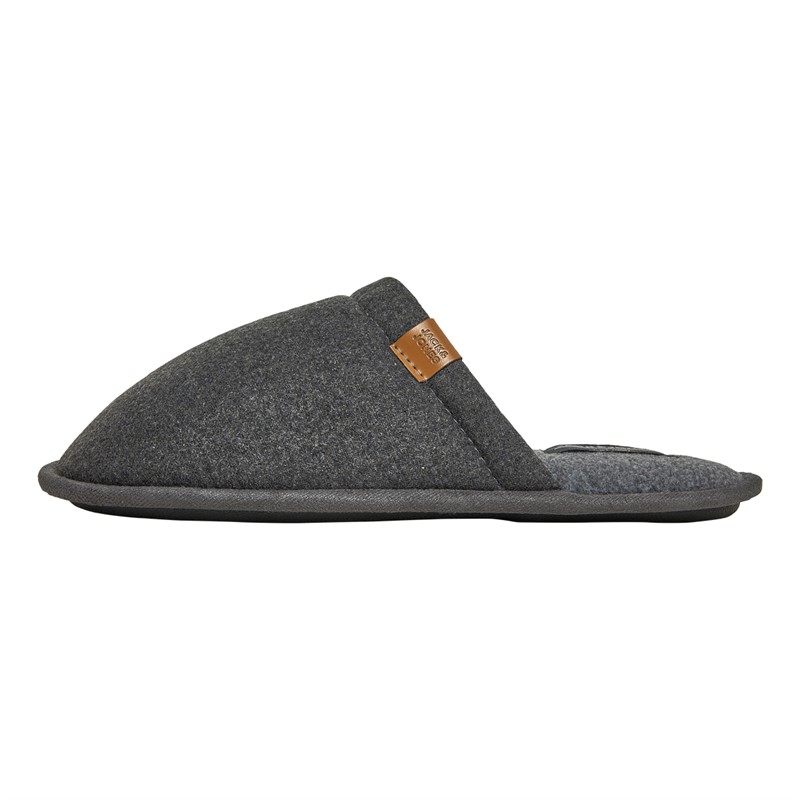 JACK & JONES Mens Marine Mule Home Slippers Castlerock