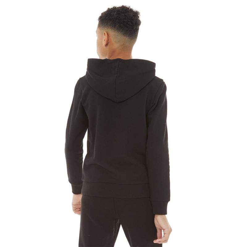 JACK & JONES Boys Warrior Hoodie Black