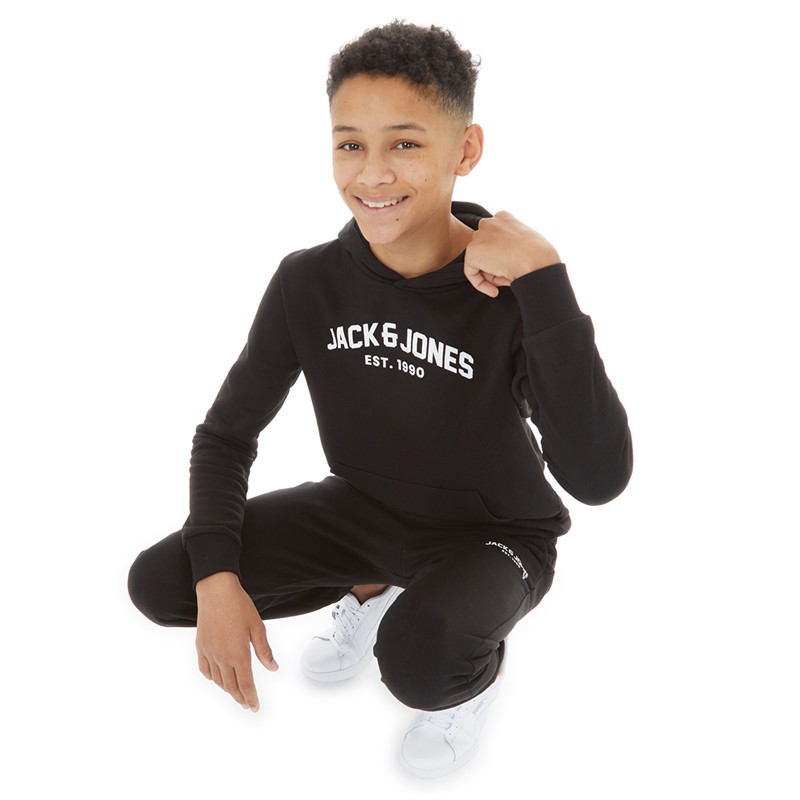 JACK & JONES Boys Josh Tracksuit Black