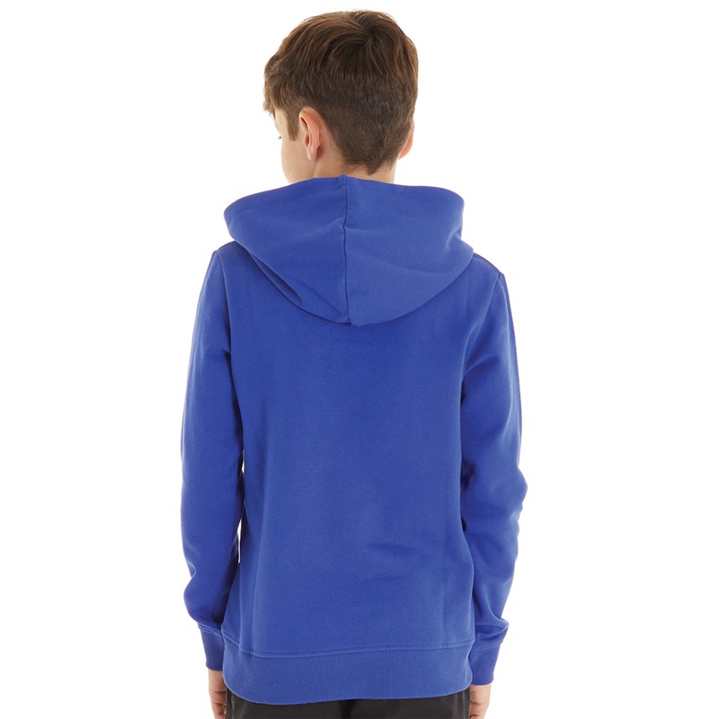 JACK & JONES Drenge James Hoodie Blå