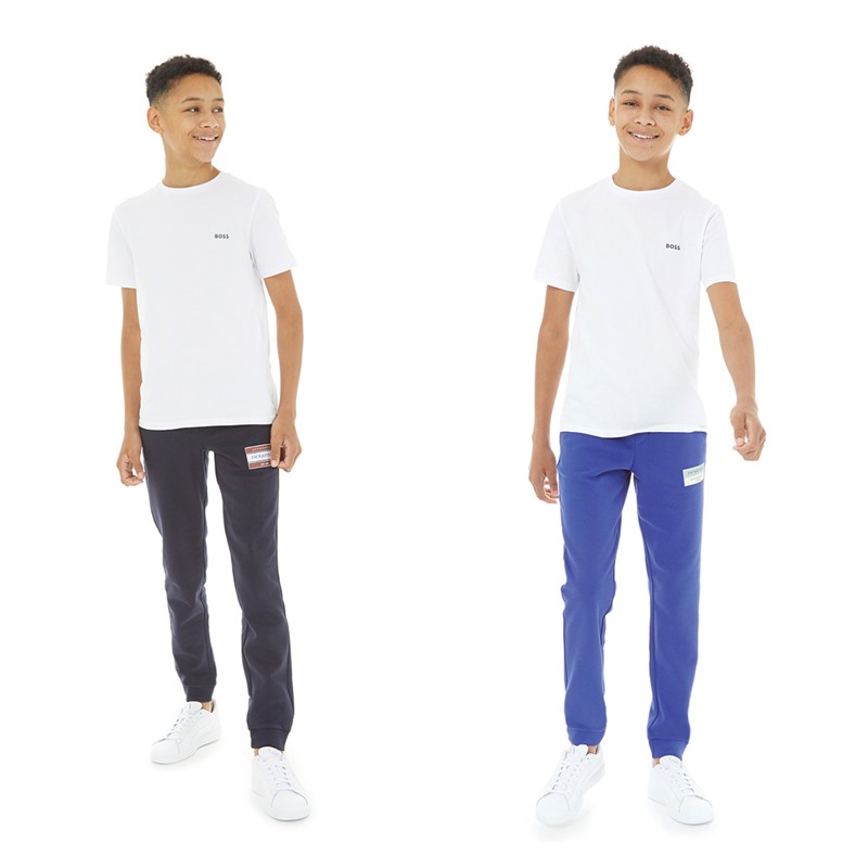 JACK & JONES Boys Two Pack Milo Joggers Navy Blazer