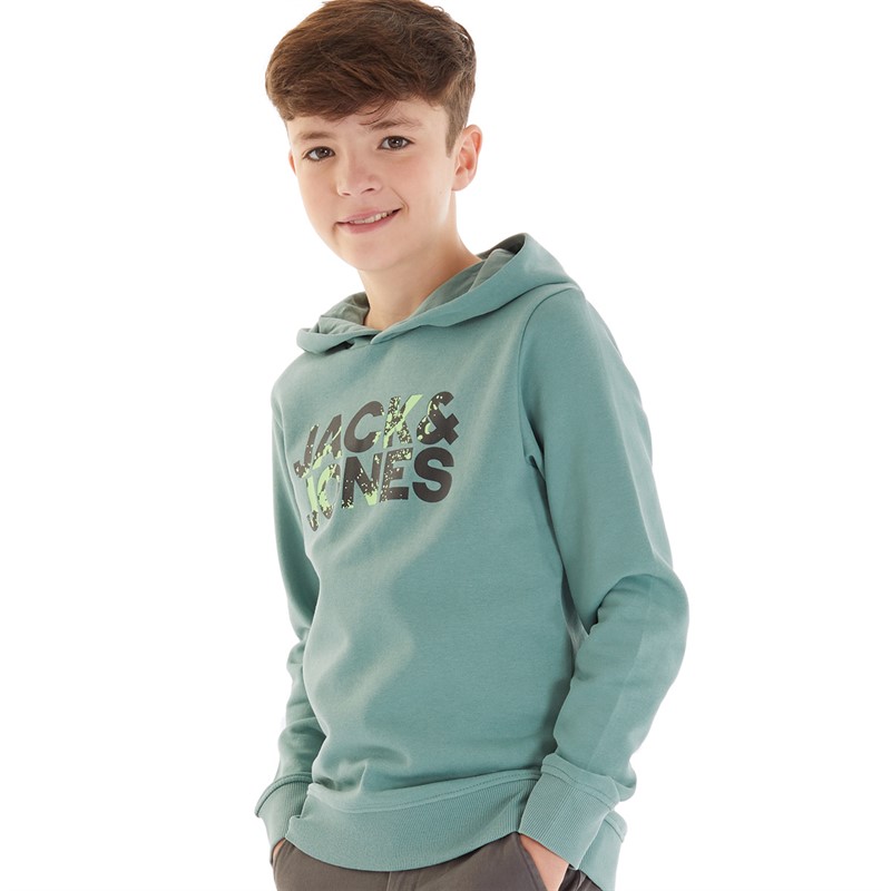 Sweatshirt à Capuche Jack & Jones Pour Garçon - Pull Hoodie Confortable, Coupe Régulière, Marque Danoise