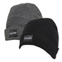 JACK & JONES Bonnets Homme Deux Pack Noir/Gris Foncé Mélange