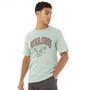 JACK AND JONES Mens Palms T-Shirt Gray Mist