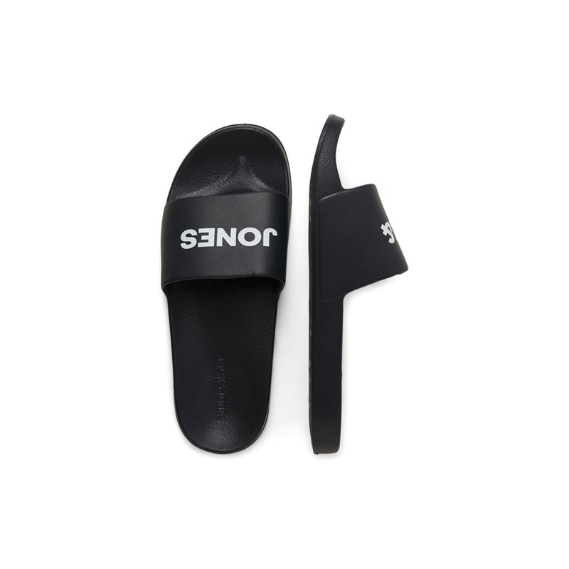 JACK AND JONES Herren Larry Geformte Slides Anthrazit