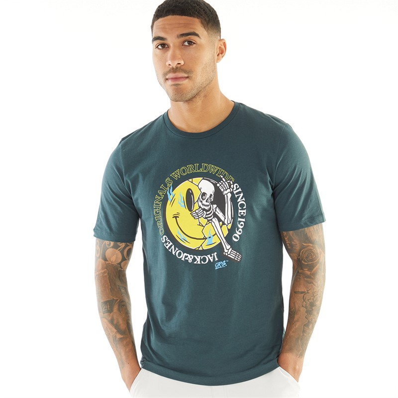 JACK AND JONES T-Shirts Afterlife Homme Vert