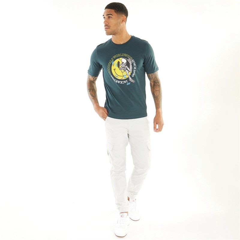 JACK AND JONES T-Shirts Afterlife Homme Vert
