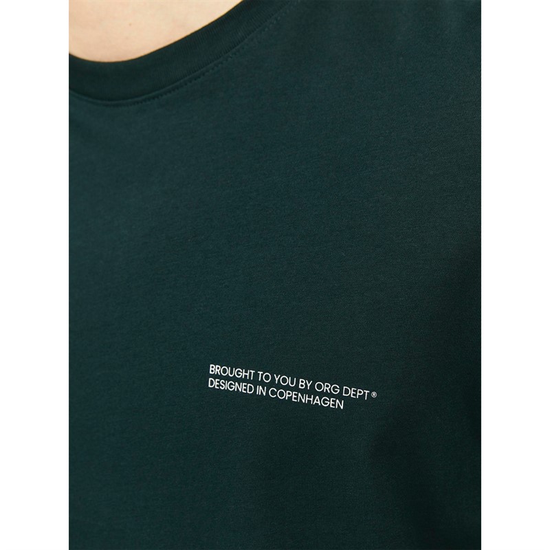 JACK AND JONES Heren T-shirts Groen