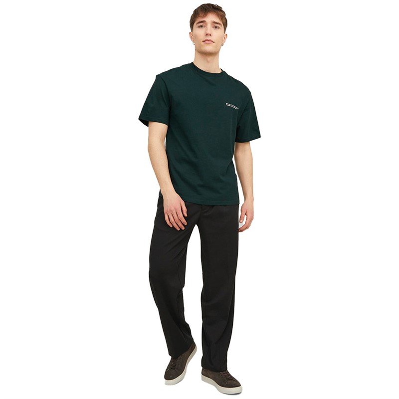 JACK AND JONES Heren T-shirts Groen