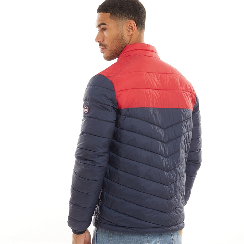 JACK AND JONES Herren Hero Pufferjacke Mehrfarbig