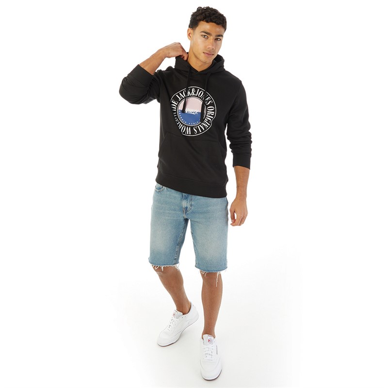 JACK AND JONES Herre Cobin Hættetrøjer Sort