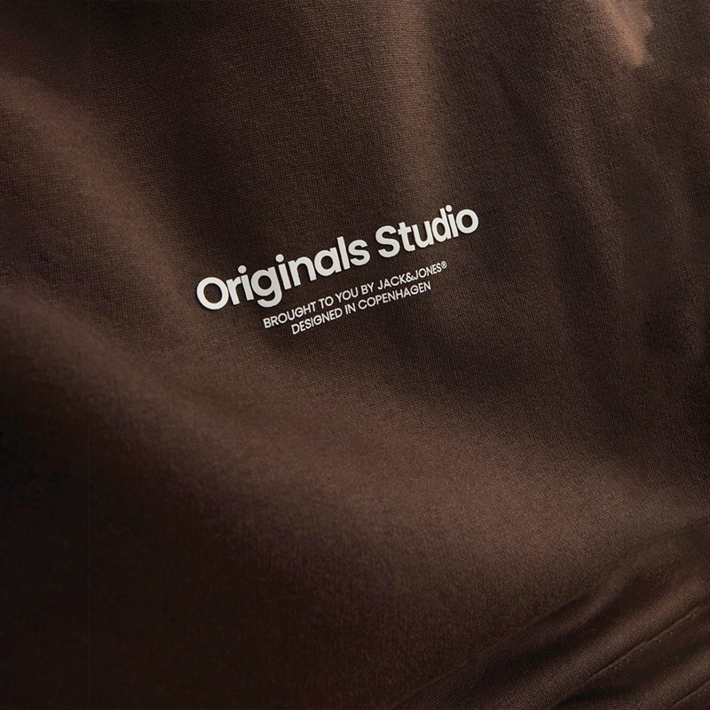 JACK AND JONES Herren Vesterbro Kapuzenpullover Braun