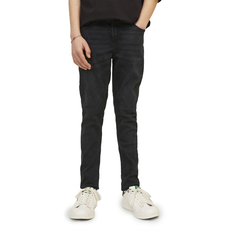 JACK AND JONES Drenge Liam Original Skinny Jeans Sort