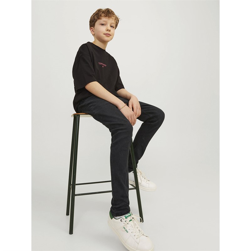 JACK AND JONES Drenge Liam Original Skinny Jeans Sort