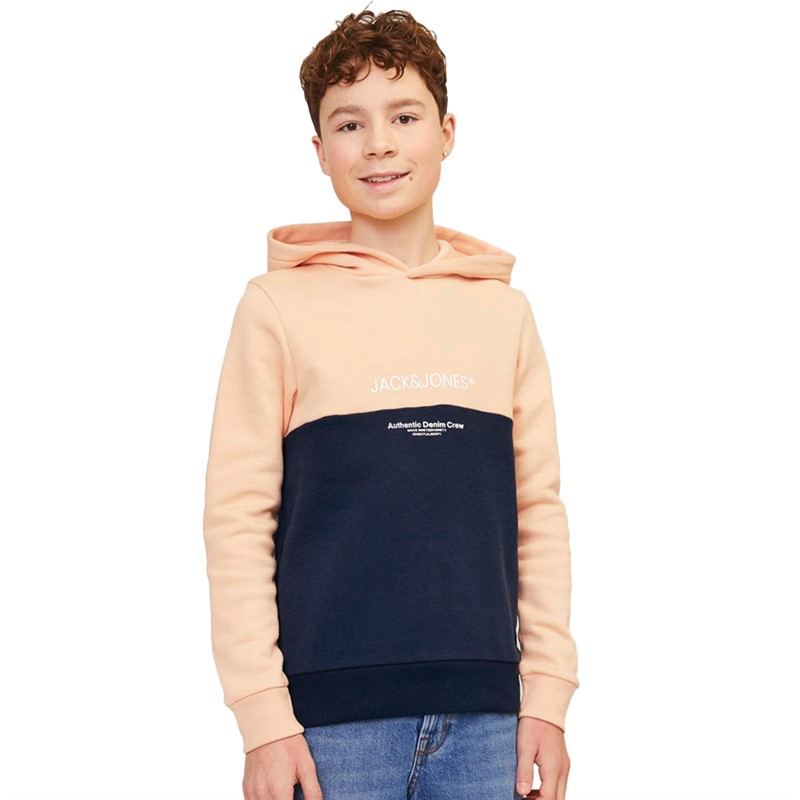 JACK AND JONES Jungen Ryder Blocking Kapuzenpullover Orange