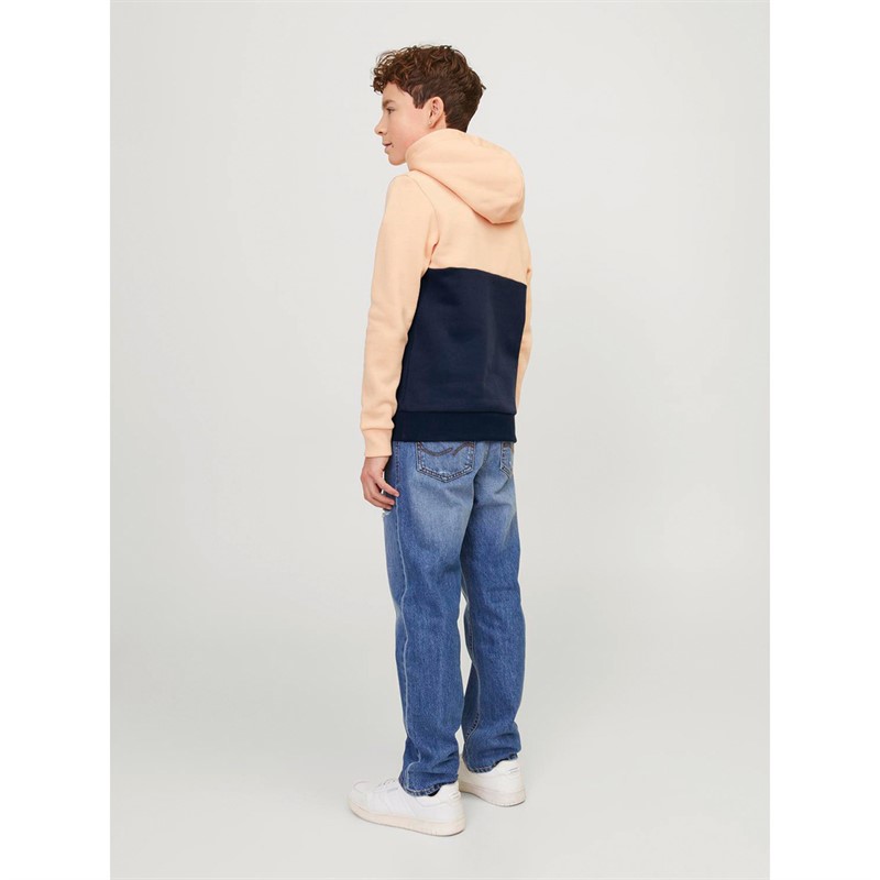 JACK AND JONES Jungen Ryder Blocking Kapuzenpullover Orange