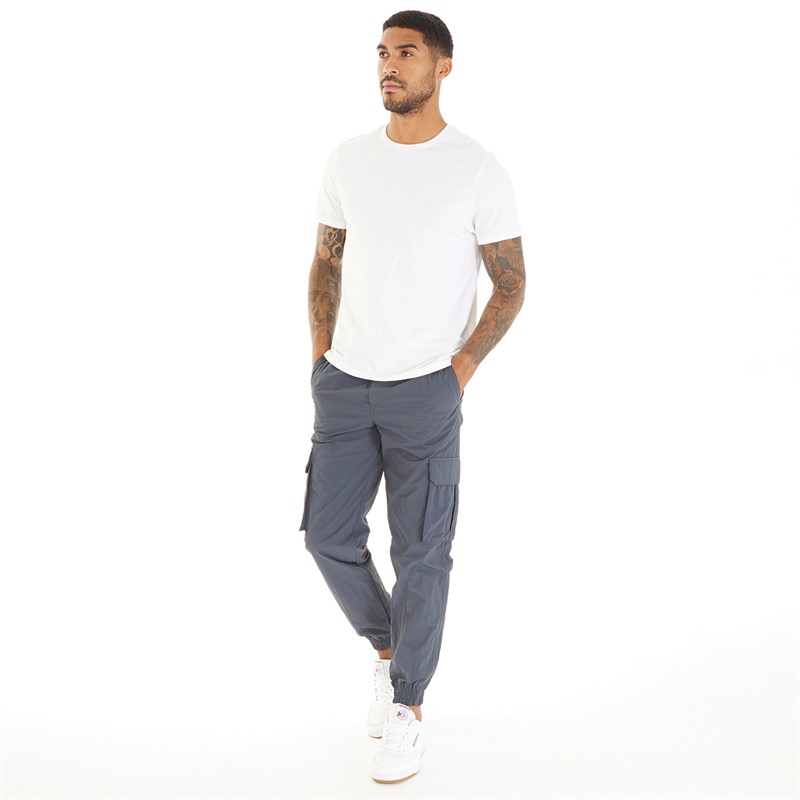 JACK & JONES Mens Kane Micks Tech Cargo Pants India Ink